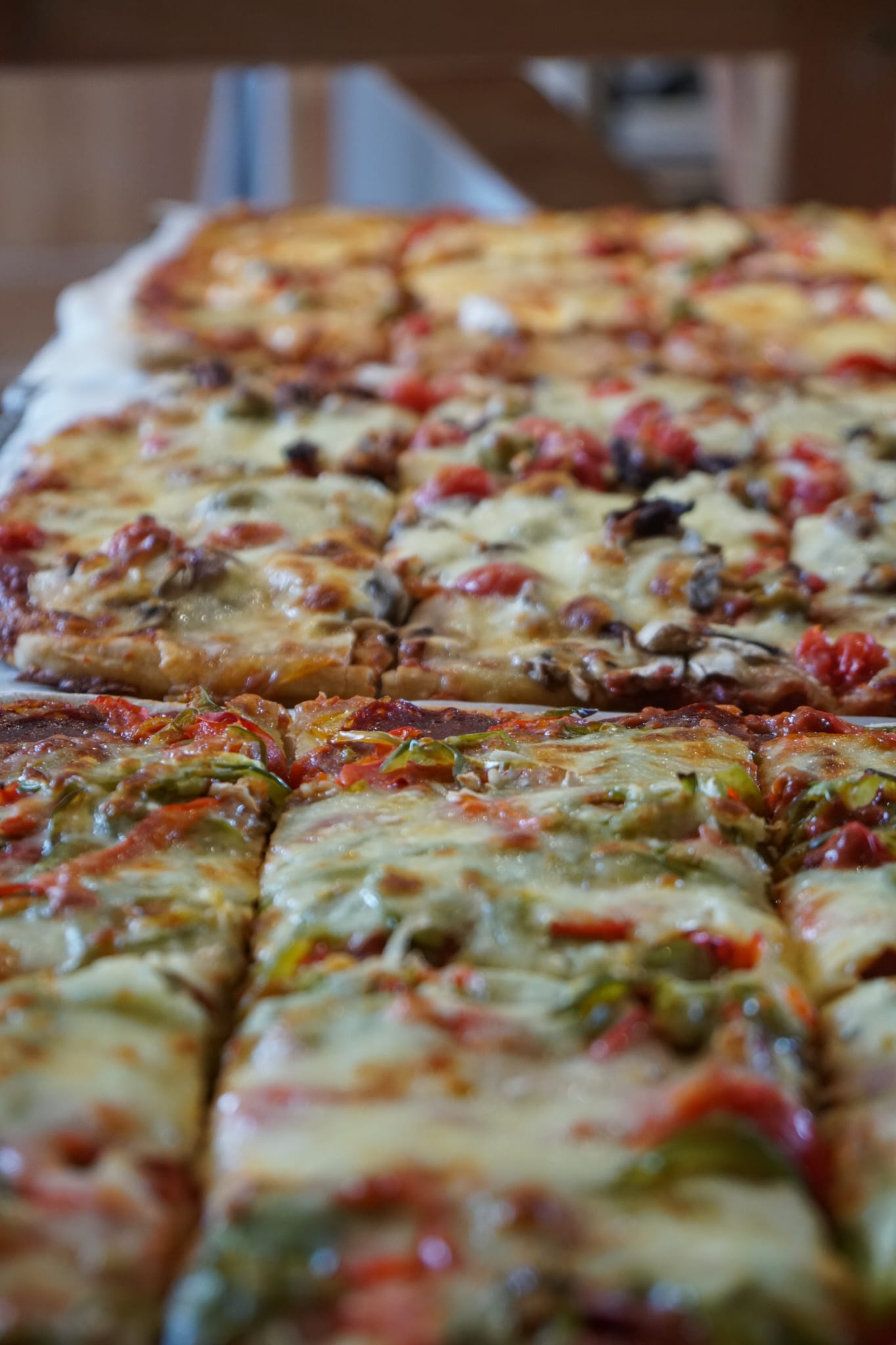 Pizza cuite au feu de bois
